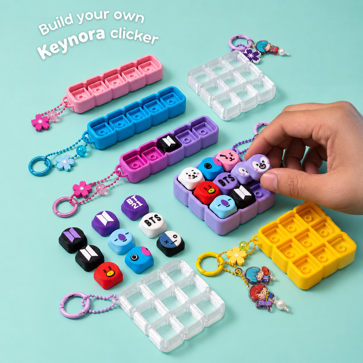 K-pop ARMY BTS Inspired Keychain