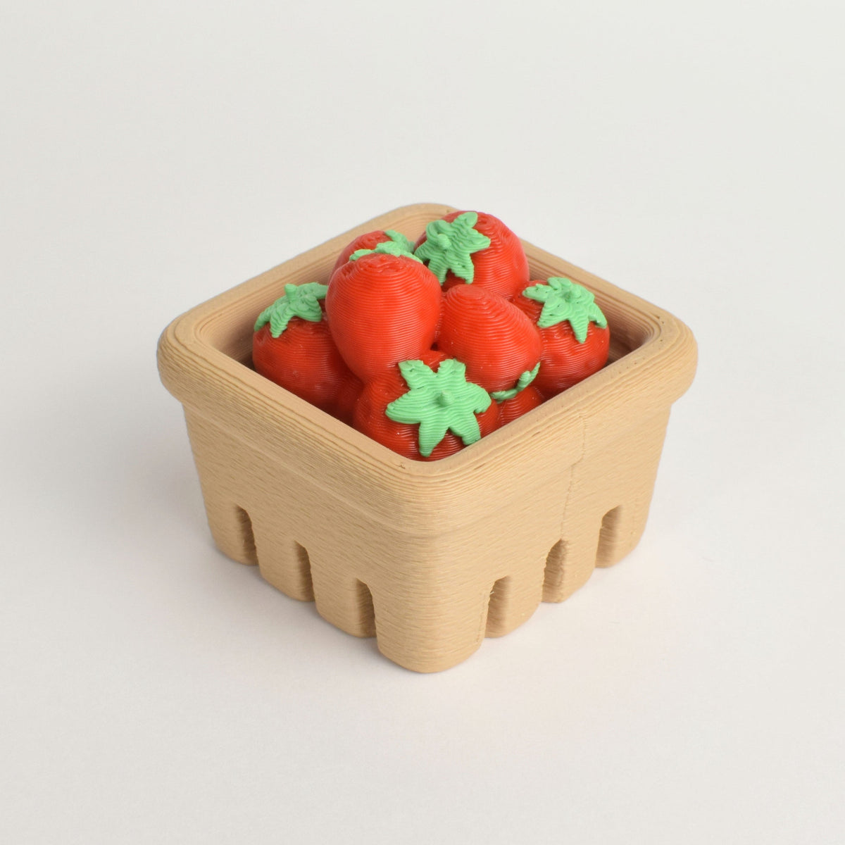 Strawberry Basket Fidget Clicker, back view