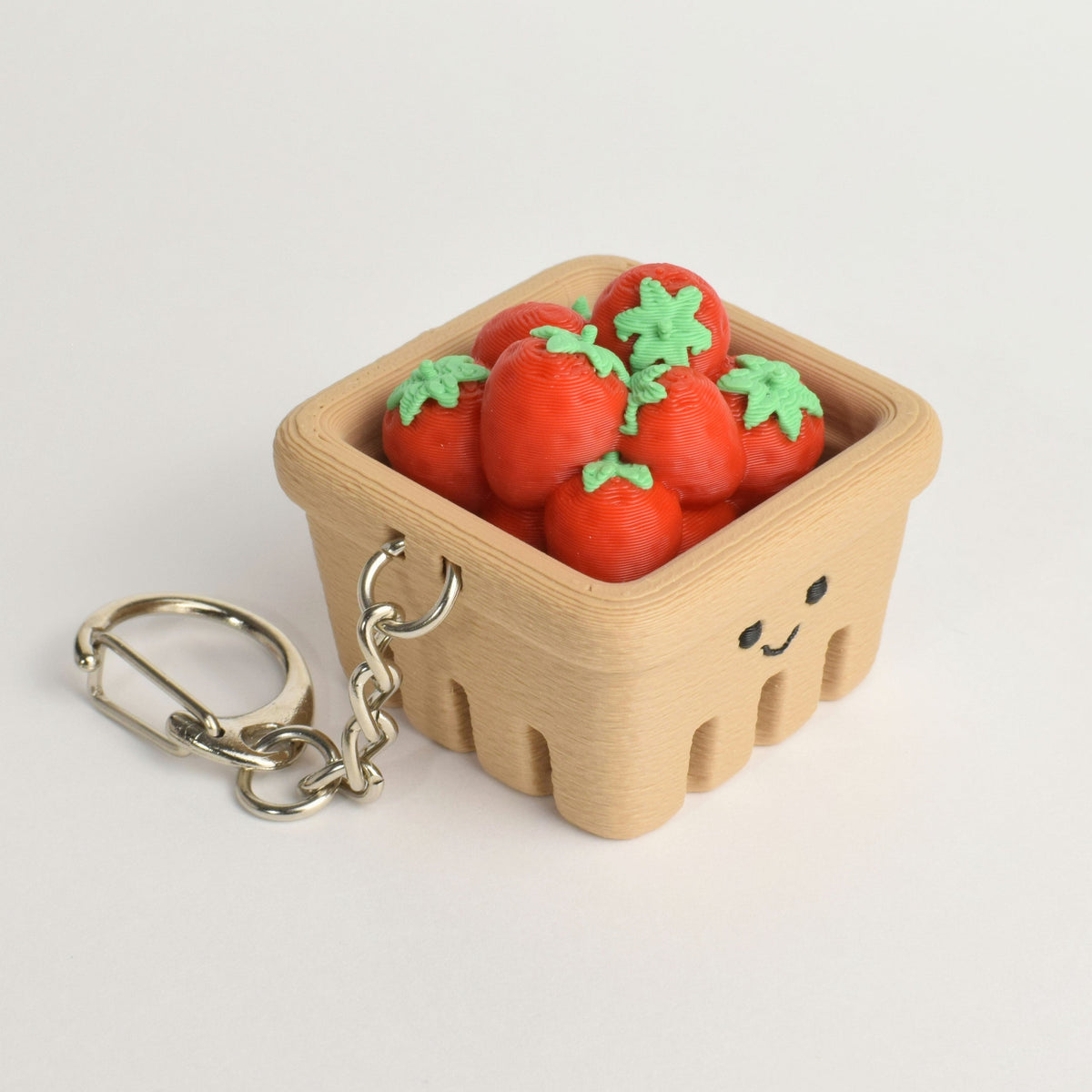 Strawberry Basket Fidget Clicker, side view