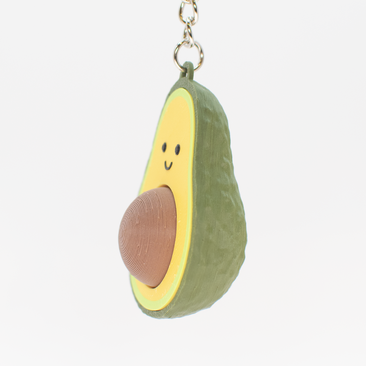 Avocado Fidget Clicker, side view