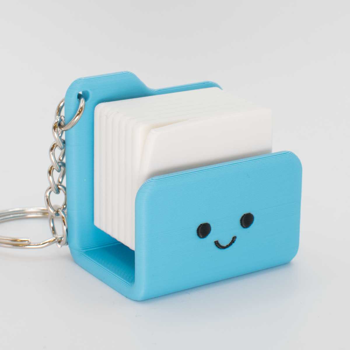 Folder Fidget Clicker, blue, side view