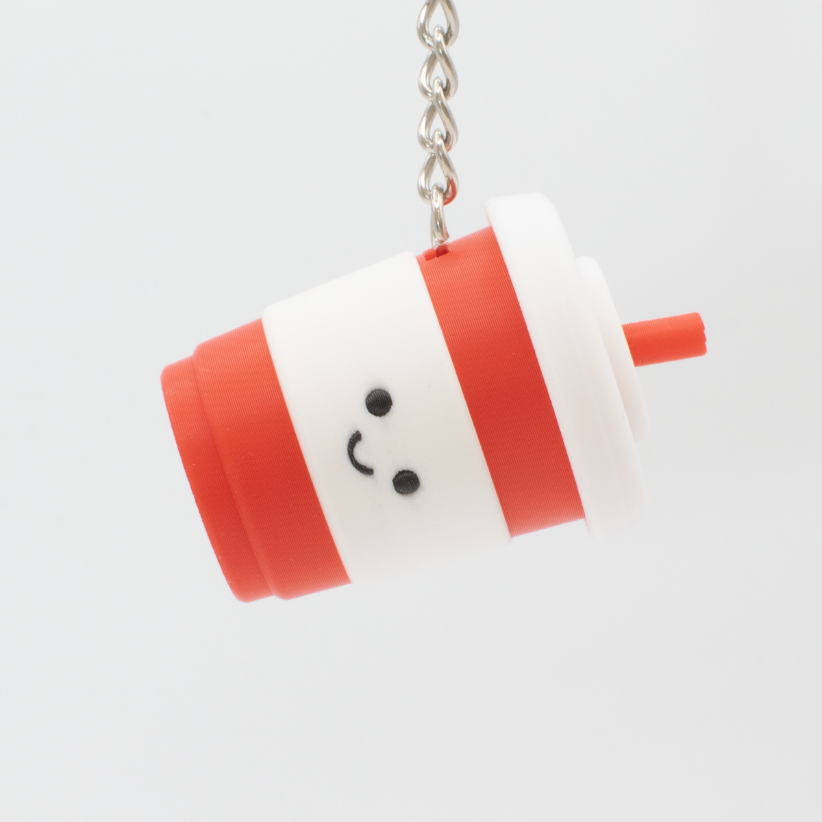 Fountain Drink Fidget Clicker, on a keychain