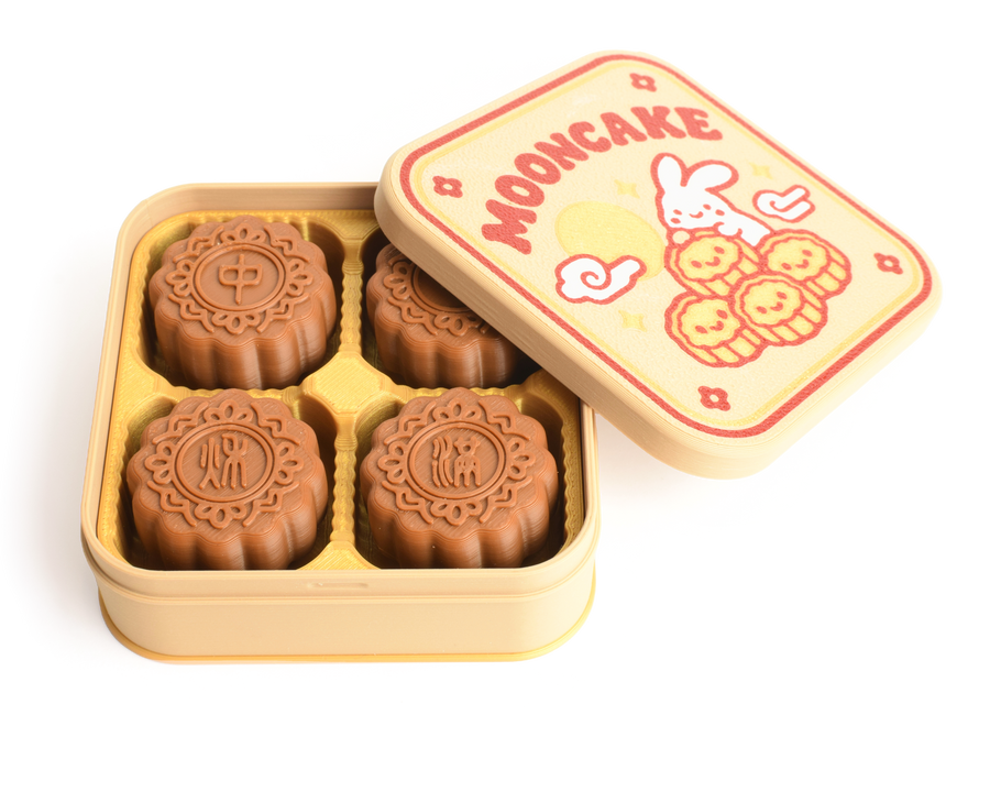Mooncake Fidget Clicker, gift tin