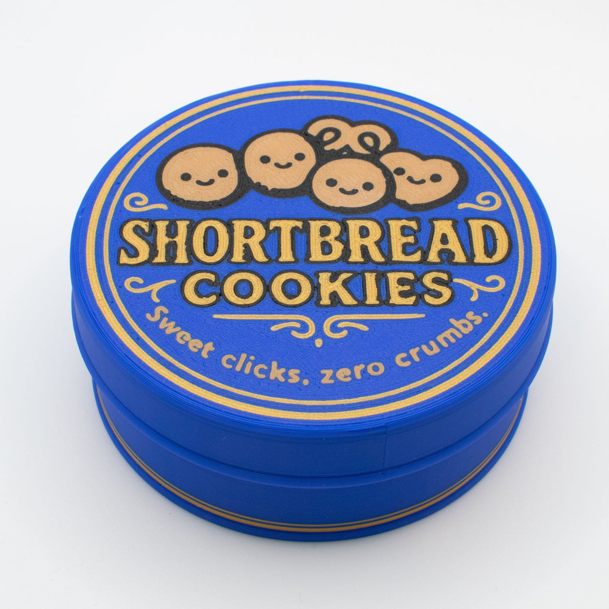 Cookie Tin Fidget Clicker, lid