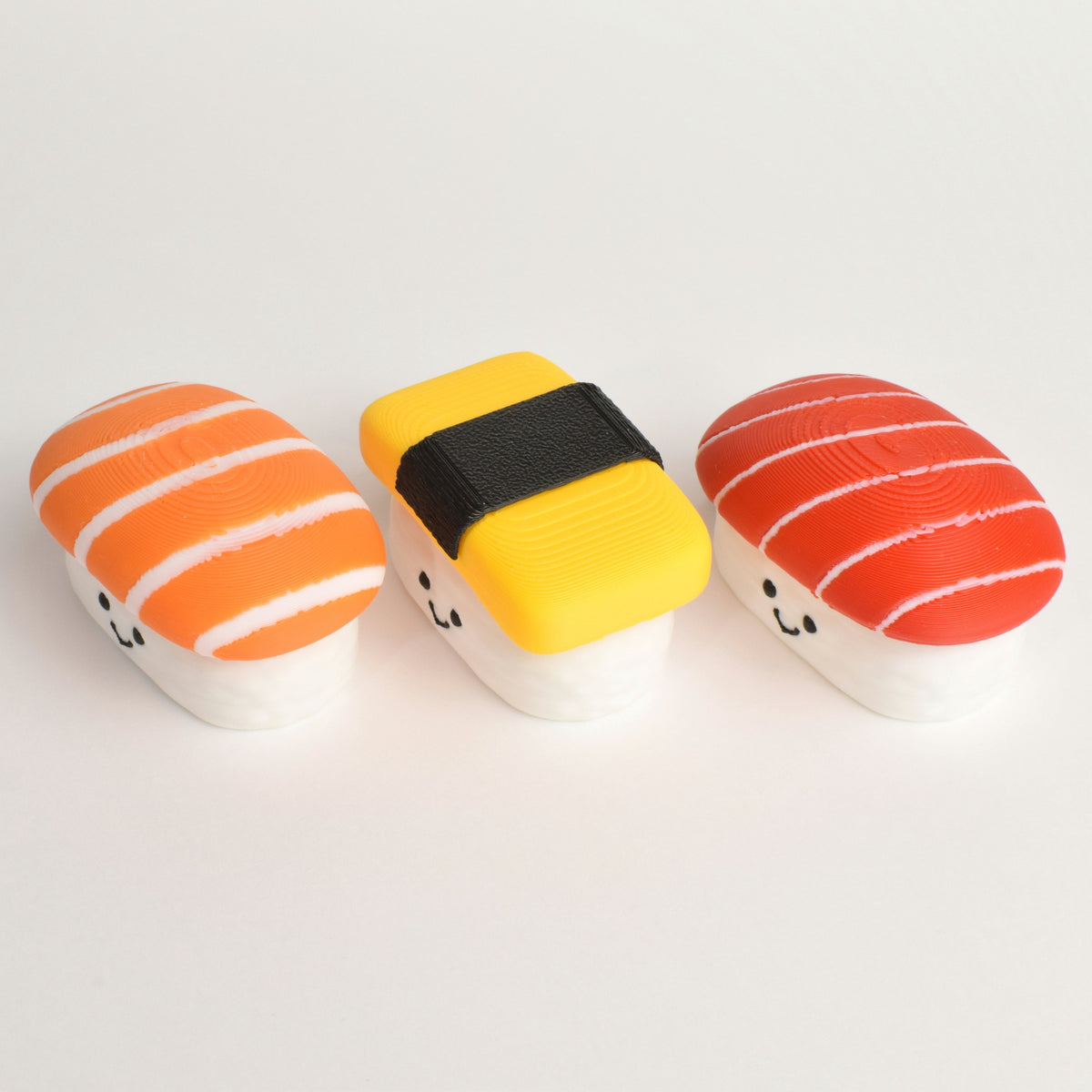 Tamago Sushi Fidget Clicker, with the other sushi clickers