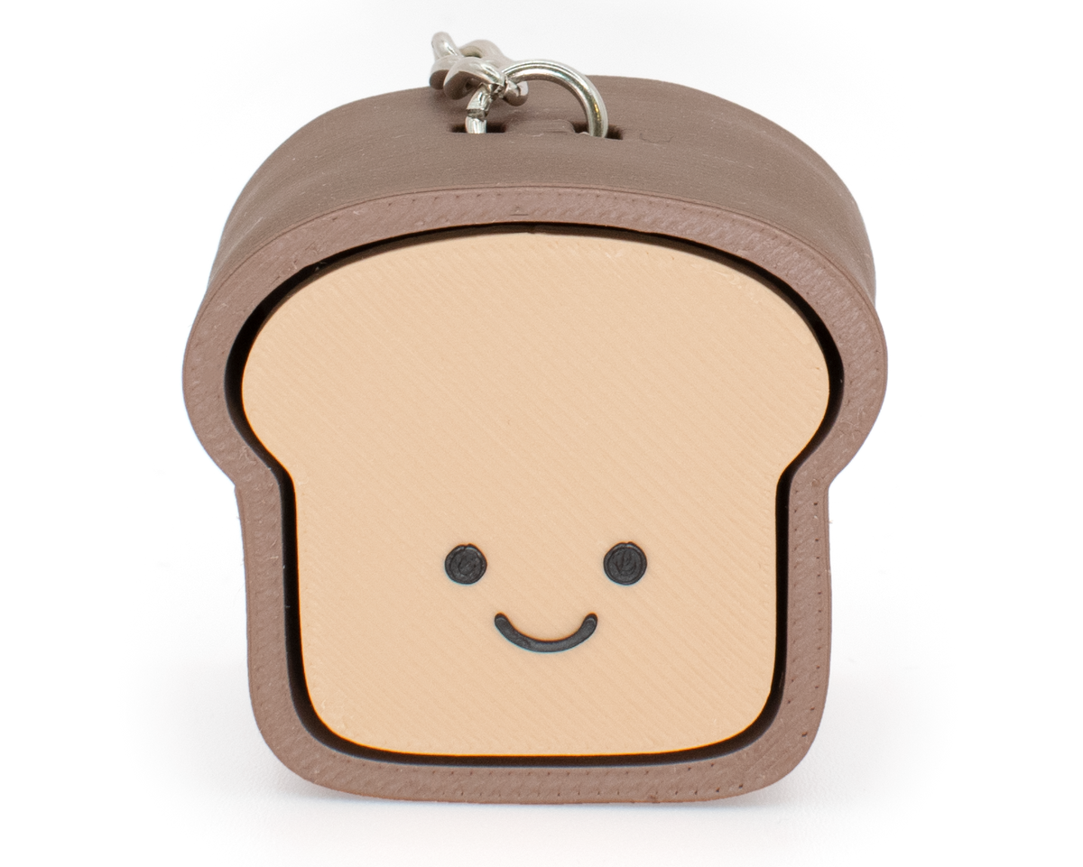 Brown Bread Loaf Fidget Clicker